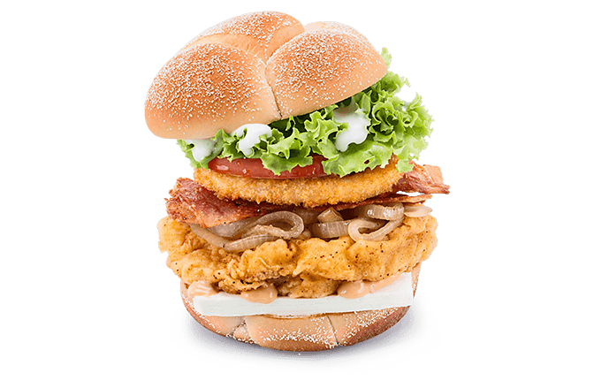 A&W® Cream Cheese Chicken Burger